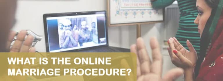 online marriage procedure