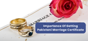 Pakistani NADRA Marriage Certificate