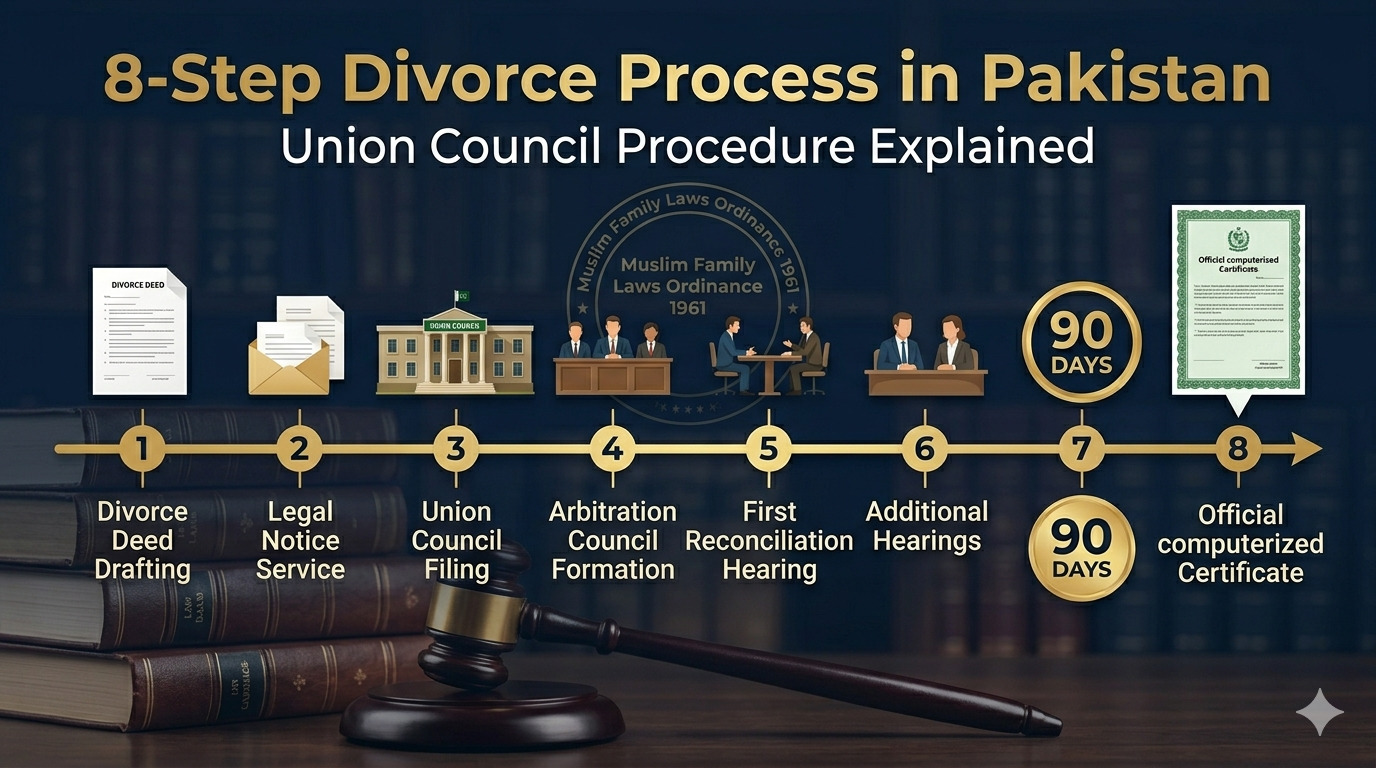 Step by Step Divorce Process at Union Council in Pakistan